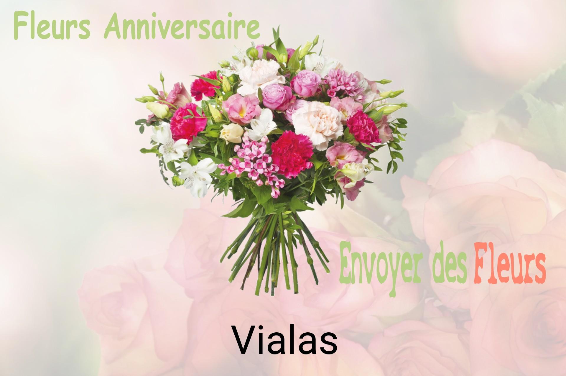 Bouquet de fleurs d’anniversaire livré à Vialas